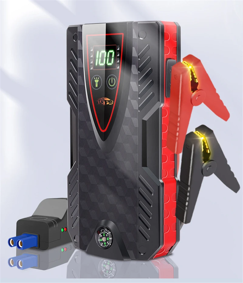 JullyeleDEgant 30000mAh tragbare Auto Starthilfe Pack Booster LED Ladegerät Batterie Bank tragbare Notstart Stromversorgung 