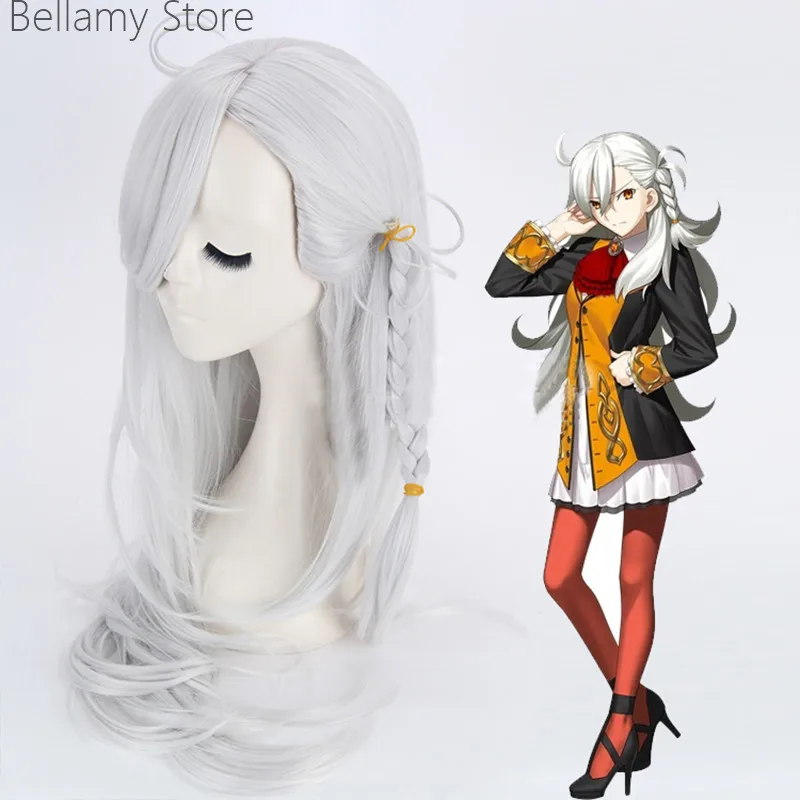 Fate Grand Order Olgamally Asmireid Animsphere Cosplay Costumes Hair Wigs+Wig Cap