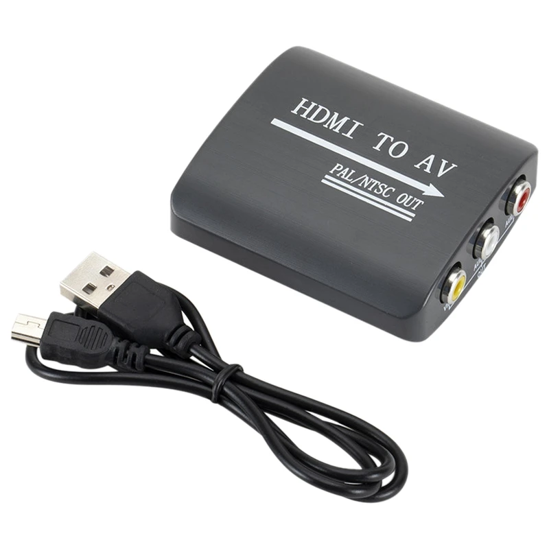 HDMI to AV Converter 1080P HD Interface Old TV RCA Mini |