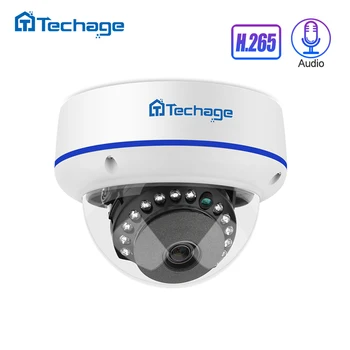 

Techage H.265 1080P 2MP 4MP 5MP Indoor Dome 48V POE IP Camera Audio VandalProof IPC P2P Onvif Video CCTV Security Surveillance