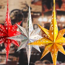 1 шт. подвесной абажур бумажный Звездный потолок лазерный эффект вечерние принадлежности, домашний декор покрытие лампы для вечерние, свадебные, рождественские, на день рождения
