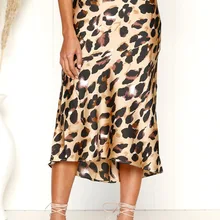 Adogirl/леопардовая печать, сексуальные обтягивающие ягодицы, эластичные юбки до колена, Лоскутная труба, миди низ, платье-рыбий хвост, OL юбки
