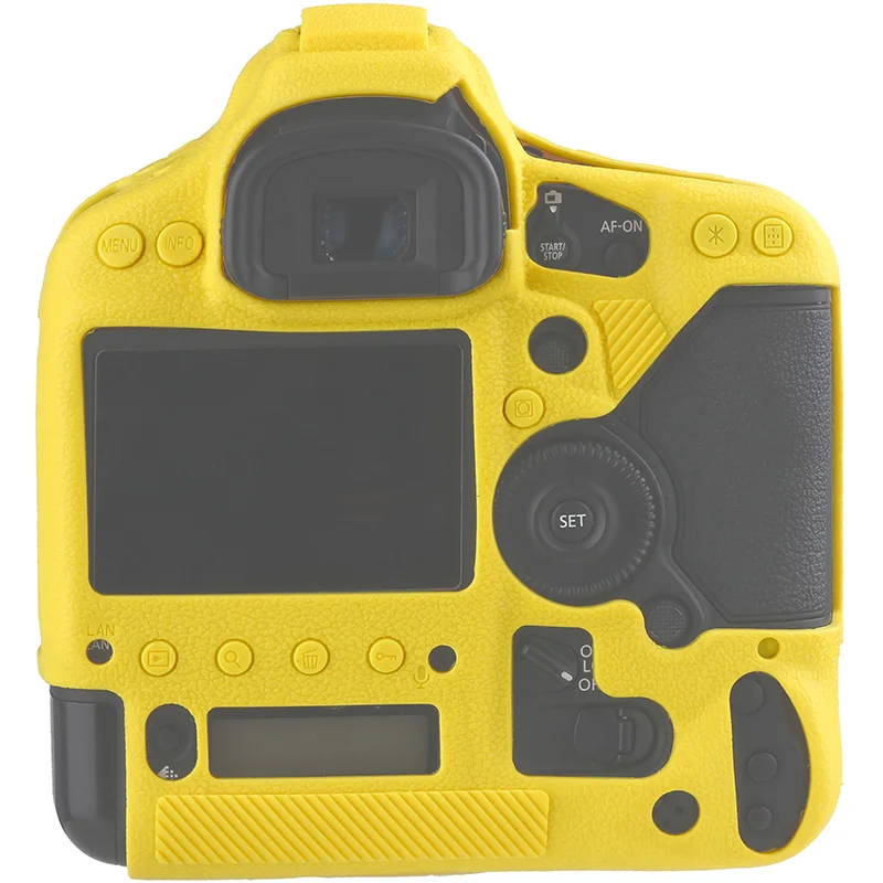 Cover Canon 1DX Silicone Camera Protective Case Canon 1DX 1DX2 1DXII High Grade Litchi Texture Non-slip Camera Cover