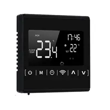 

Floor Heating Thermostat Lcd Touch Screen Control Electric Touch Screen Intelligent Temperature Controller