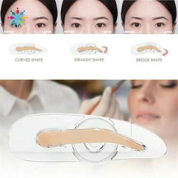 

Adjustable Perfect Eyebrow Stamp 2 Colors Eyebrow Enhancers Powder Palette Makeup Waterproof Eyebrow Shadow With Eye Brow Brush
