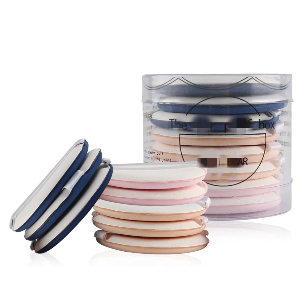 

8Pcs/Set Round Shaped Makeup Air Cushion Sponge Puff Dry Wet Dual Use Concealer Liquid Foundation BB/CC Cream Make Up Puffs