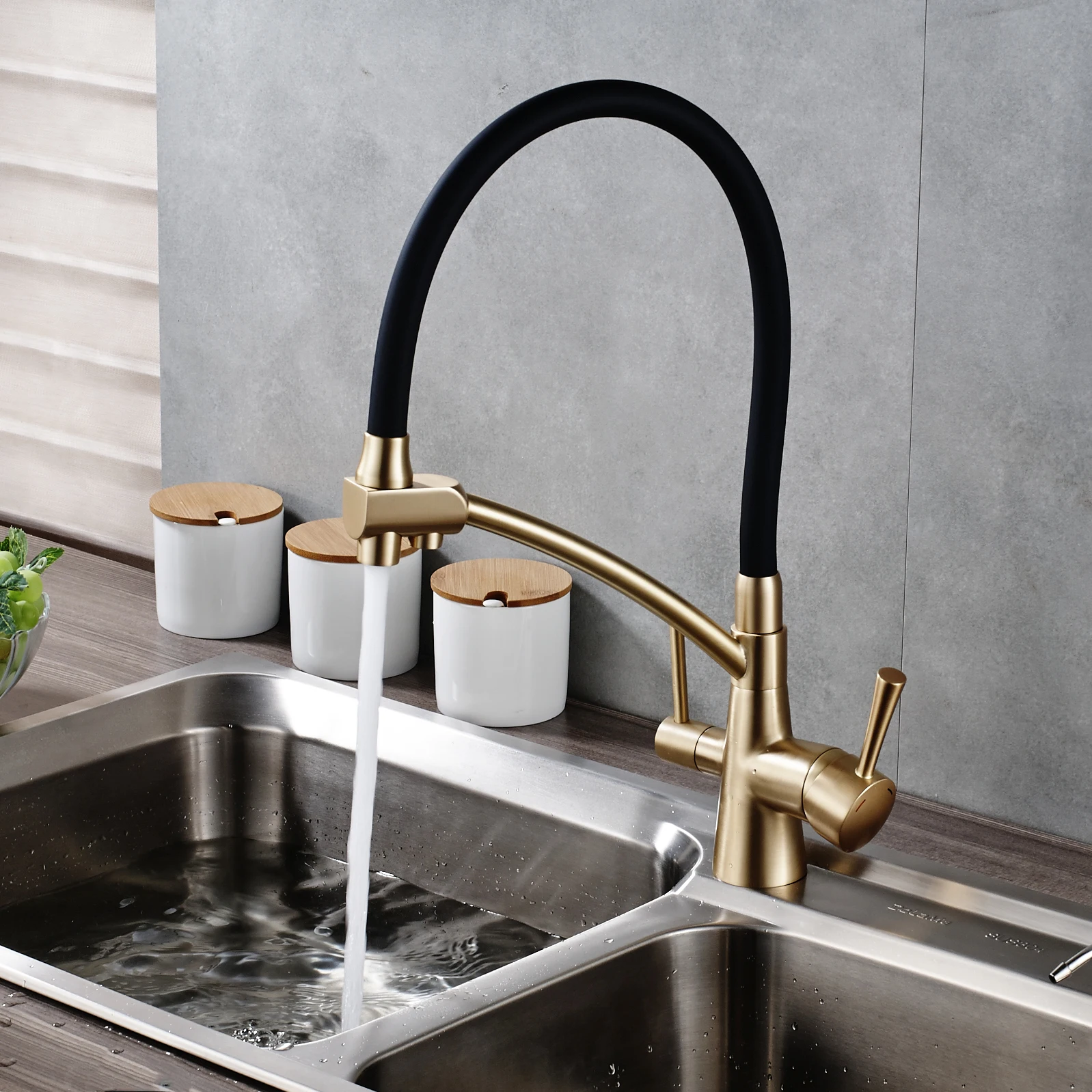 смеситель с двумя изливами для кухни. смесители для кухни single lever kitchen faucet. смеситель мойка boou z9032j-se025-a153. смарт китчен смеситель 2ручковый. кран на кухню с двумя ручками.