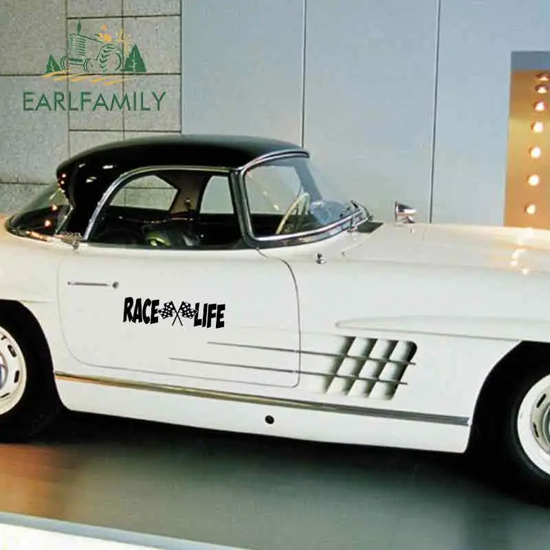 EARLFAMILY 58 см x 21 1 забавная Автомобильная наклейка Race Life для грузовика автомобиля