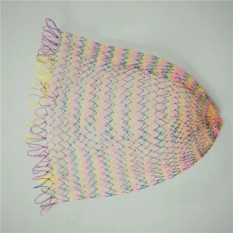 Fishing Net 35cm 40cm 50cm Depth Nylon Collapsible Rhombus Mesh Hole Folding