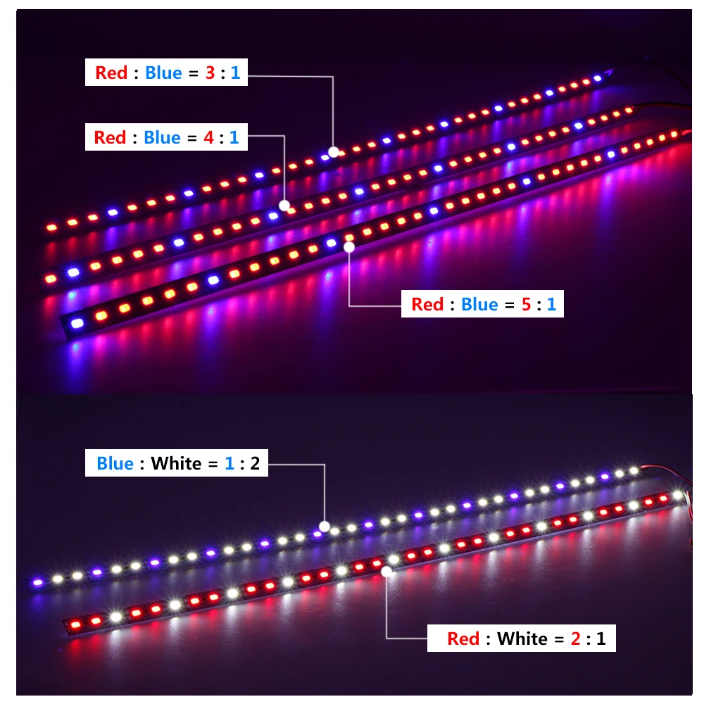 US $11.53 12V LED Grow Light 5730 Chip Phyto Lamp For Seedlings Indoor Plant Growing Lights For Hydroponics Greenhouse Grow Tent 10pcsLot