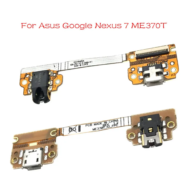 Плата зарядного устройства PCB Flex для Asus Google Nexus 7 ME370T usb-порт коннектор док-станция зарядный ленточный кабель