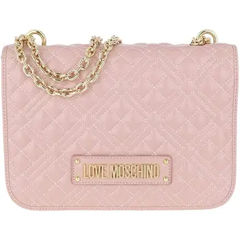 

Moschino handbag woman's Love faux leather shoulder bag quilted pink BS20MO49
