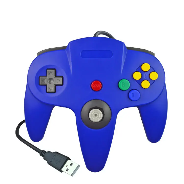 2020 Gamepad Wired Controller Joypad For Gamecube Joystick Game Accessories For Nintend N64 For PC MAC Computer Controller 