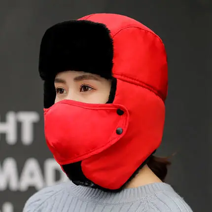 Hat men winter outdoor cold protection cotton cap earmuffs female autumn and winter cycling windproof cap