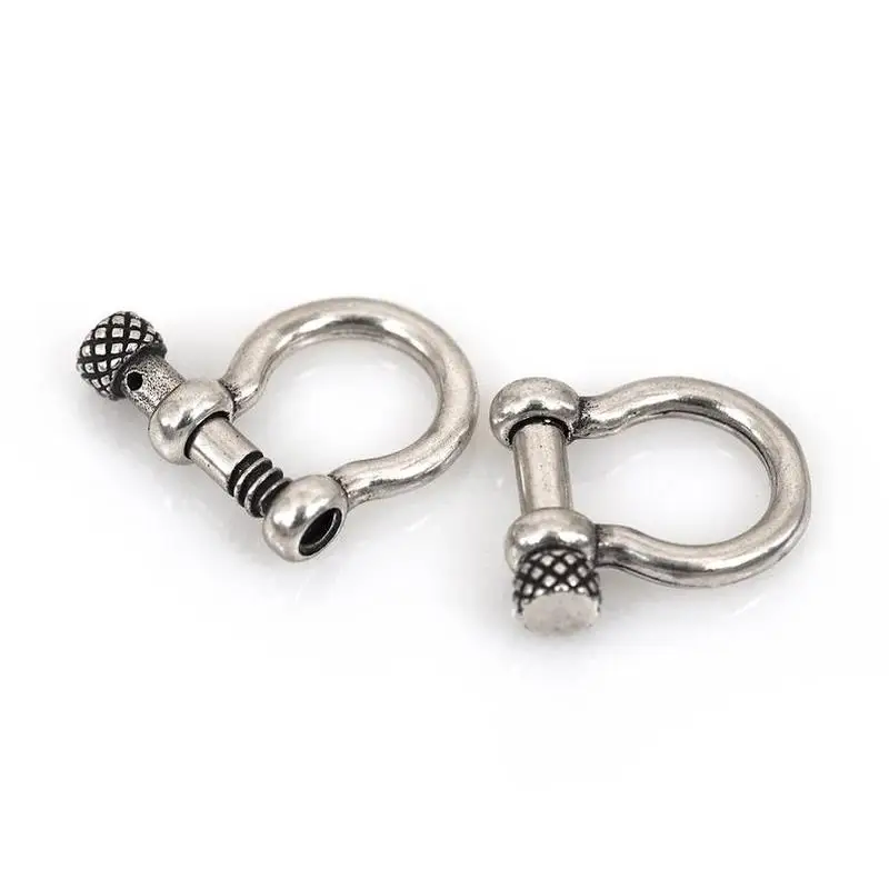 Paracord Buckles Adjustable D Shackles Used for Paracord Survival Bracelet Making 1Pcs 18x21mmDiy Beads for Jewelry Making