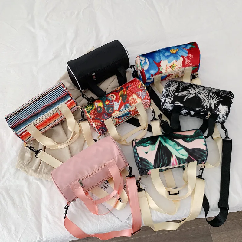 

New Style AD Trend Large Capacity Travel Bag Yoga Gym Bag Waterproof Sports Training Package Men And Women Shoulder Bag