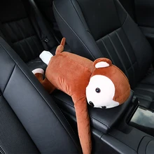 Высококачественный универсальный автомобильный подлокотник коробка для салфеток мультяшный милый держатель салфеток коробка для салона автомобиля аксессуары для автомобиля