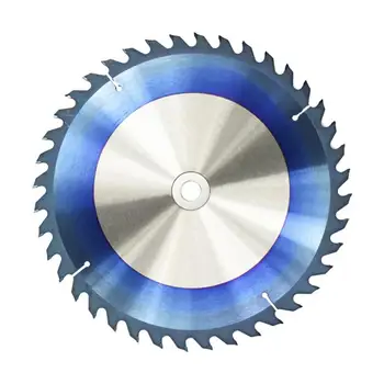 

Blue Coating Woodworking Saw Blade Circular Cutting High Speed Steel Wood Soft Metal Woodworking Rotary Cutting Tool