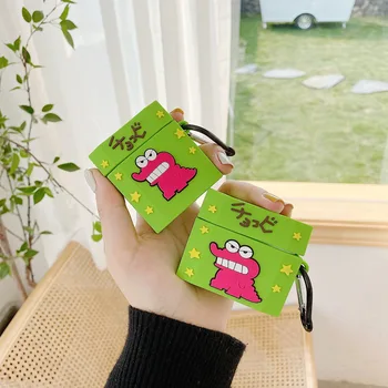 

New Crayon Shin-chan Silicone Headphone Case Personality Creative for AirPods 1/2 / Pro Female Soft Tide Soft Shell Cover