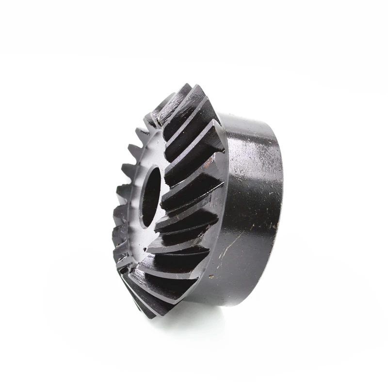 Motor Gear Transmission Gear Electric Bike Gear Cassette Deck Tape Gear Electric Chain Saw Gear 1M 20T Spiral Bevel Gear 1:1 90&deg; 6/8/10mm Helical 45# Steel Bevel gear