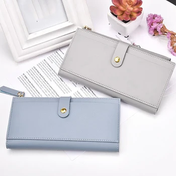 

New Fashion Women Wallets Long Style Multi-functional Wallet Purse PU Leather Female Clutch Card Holder