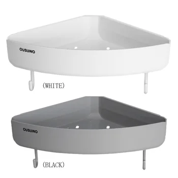 

Shower Organizer Holder Shampoo Corner Shelves Bathroom Storage Rack Holder Creative Bathroom Nail-free Seamless Rack New