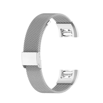 

Stainless Steel Watchband for Fitbit Charge 2 Watch Parts Metal Milanese Loop Magnetic Meshed Bracelet Watch Strap
