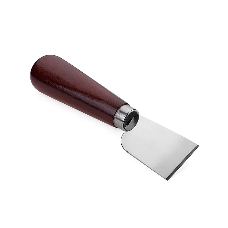 Description Picture 4 of itemDIY Sharp Leather Skiving Knife Cutting Knife Tools DIY Leather Craft Safety Leather Cutting Knife with Wooden Handle Tool