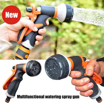 

New Multifunctional High Pressure Water Gun Garden Watering Spray Gun High-pressure Car Wash Nozzle Cleaning Tools Dropshipping