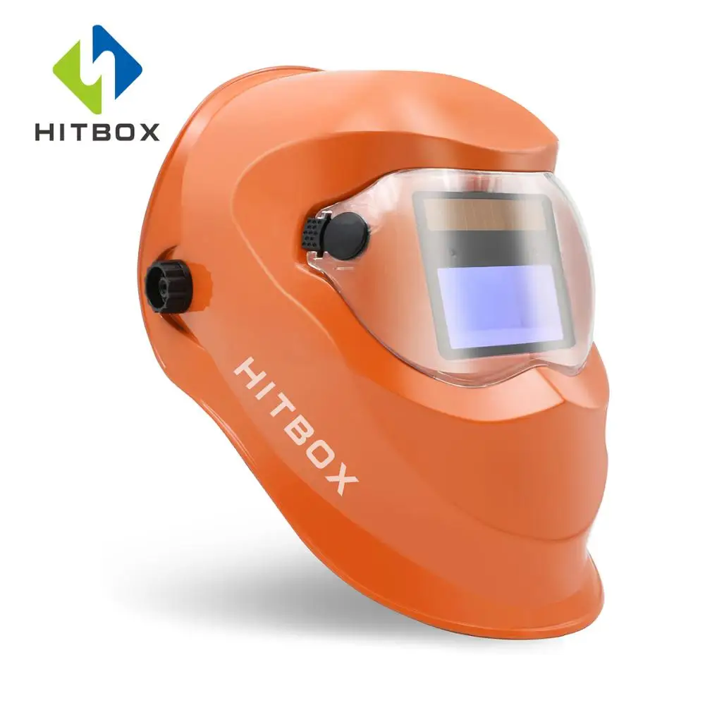 HITBOX сварочный шлем дизайн толстый, но светильник Сварочная маска крутая форма авто затемнение негабаритный вид