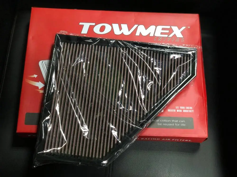 

TOWMEX KN Applicable to Cadillac ATS 2.0T XTS Comero Air Filter Clean Intake High Flow Short RAM/COLD Round Cone