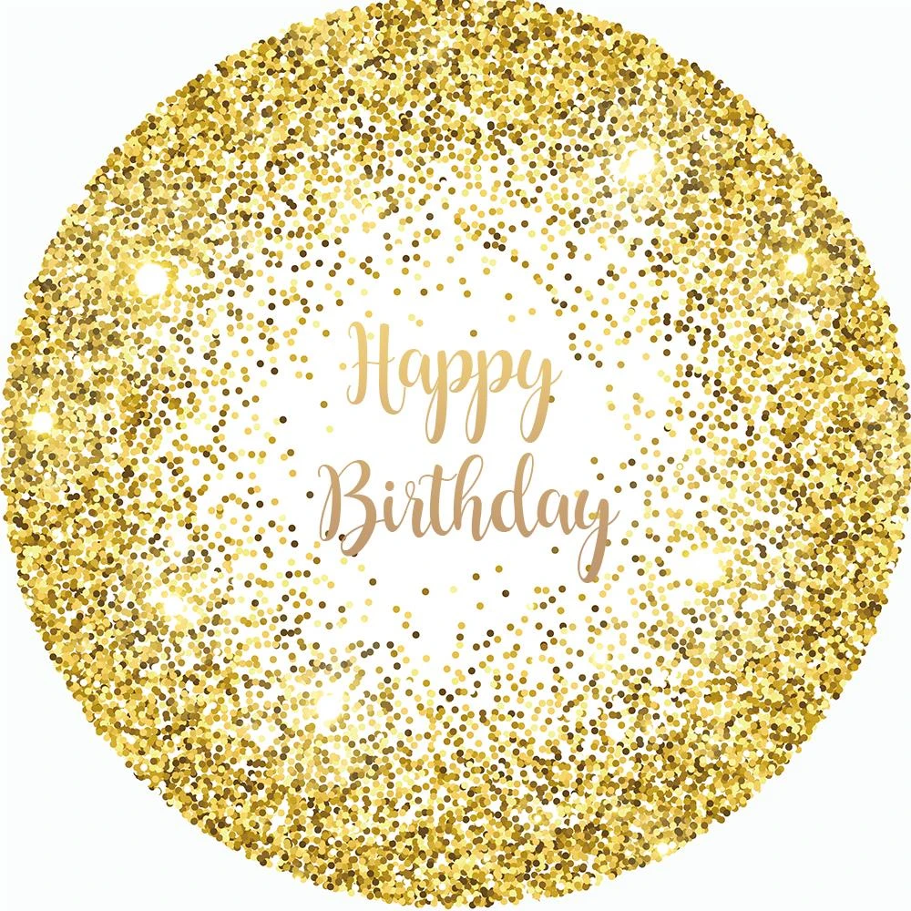 Lingkaran Panel Fotografi Latar Belakang Emas Pesta Ulang Tahun Spanduk Di Foto Booth Latar Belakang Dessert Kue Meja Kain Background Aliexpress