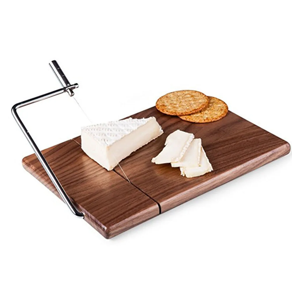 

Cooking Cutter Slicer Black Walnut Butter Kitchen Utensil Multifunctional Baking Board Cheese