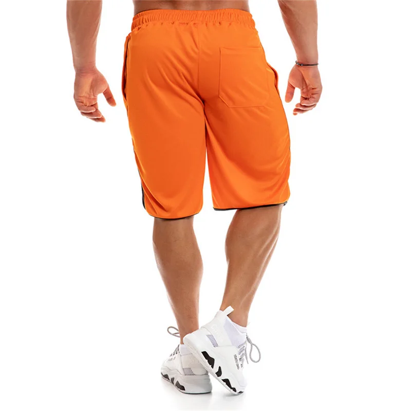 60% OFF 2019 Summer New Mens Loose Shorts Gyms Fitness Knee Length Sweatpants Joggers mesh breathability Fashion Casual Shorts