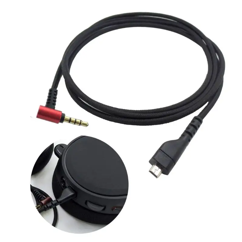 

3.5mm Aux Line Gaming Headphone Replacement Cable for Arctis 3 5 7 Pro Headset