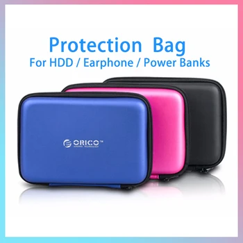 

ORICO 2.5 Inch Protection Bag for External Portable HDD Box Case Earphone bag 2.5" PHB25 Blue Black Pink color Power-banks cases