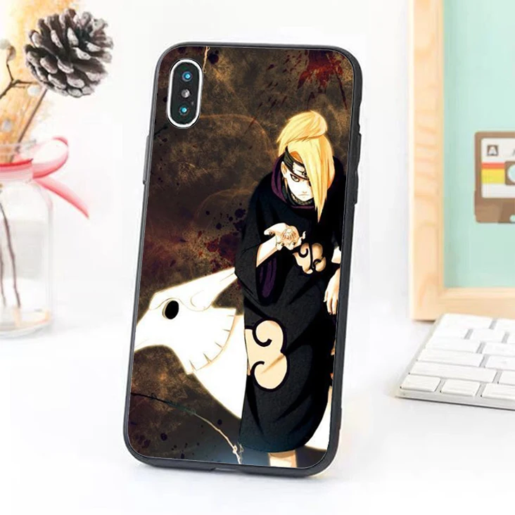 

Bernandez 5 5S SE 6 6S phone case cover for iPhone 7 8 plus X Xs Max XR naruto shippuden akatsuki deidara