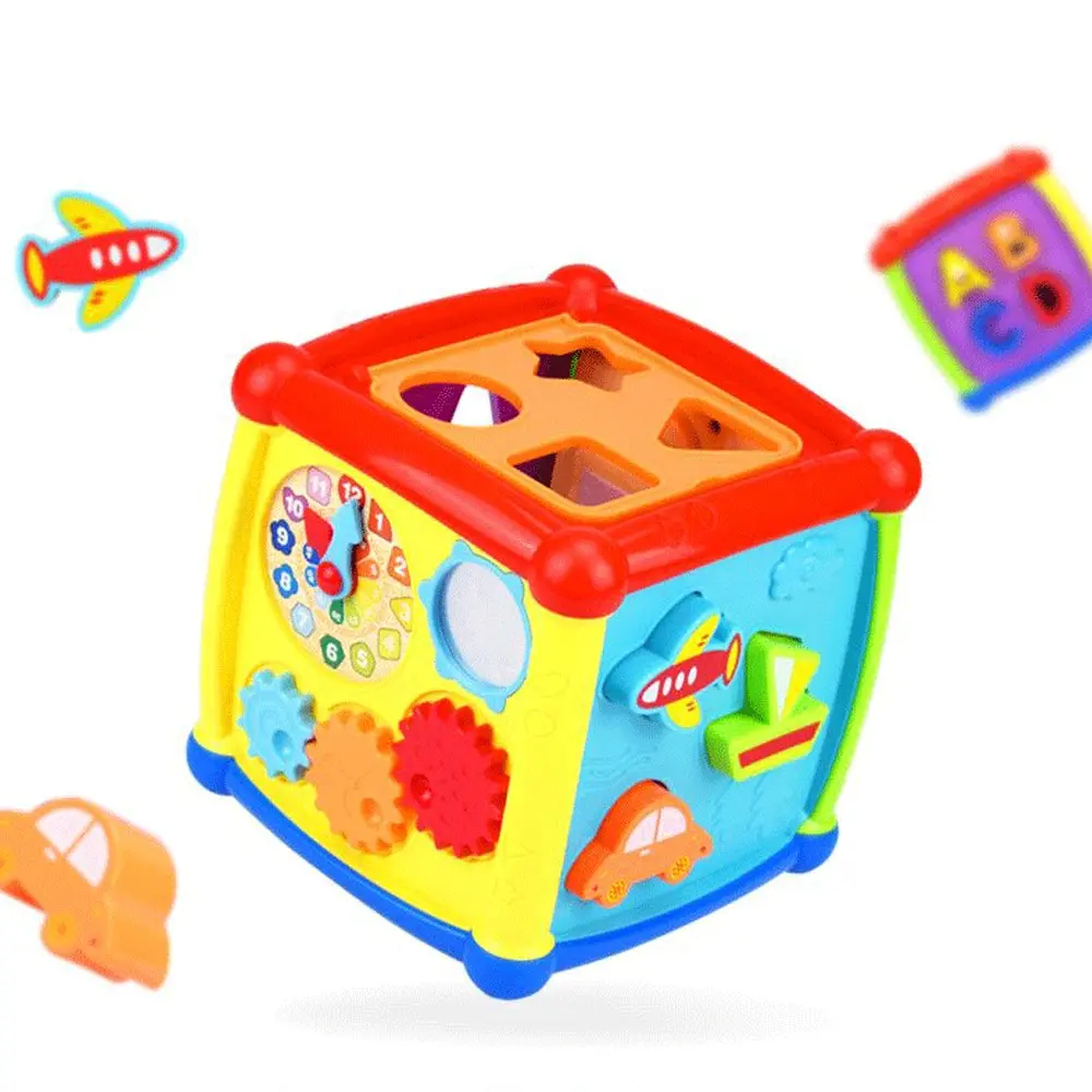 SHUJIN Многофункциональный 5 в 1 деревянный шарик детские игрушки круги шарик счеты часы обучение по головоломкам развивающие игрушки подарок для ребенка