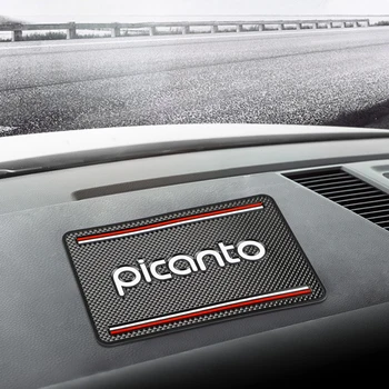 

1pcs Car Dashboard 19*12cm Magic Anti Slip Mat Non-slip Pad For KIA picanto soul sorento Car Styling
