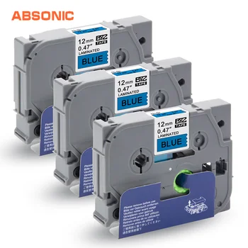 

Absonic 3PCS TZe-531 TZe531 TZ-531 TZ Labeling Tape Compatible Brother TZe Standard Adhesive Tapes PT-D210 PT-H110 Label Makers