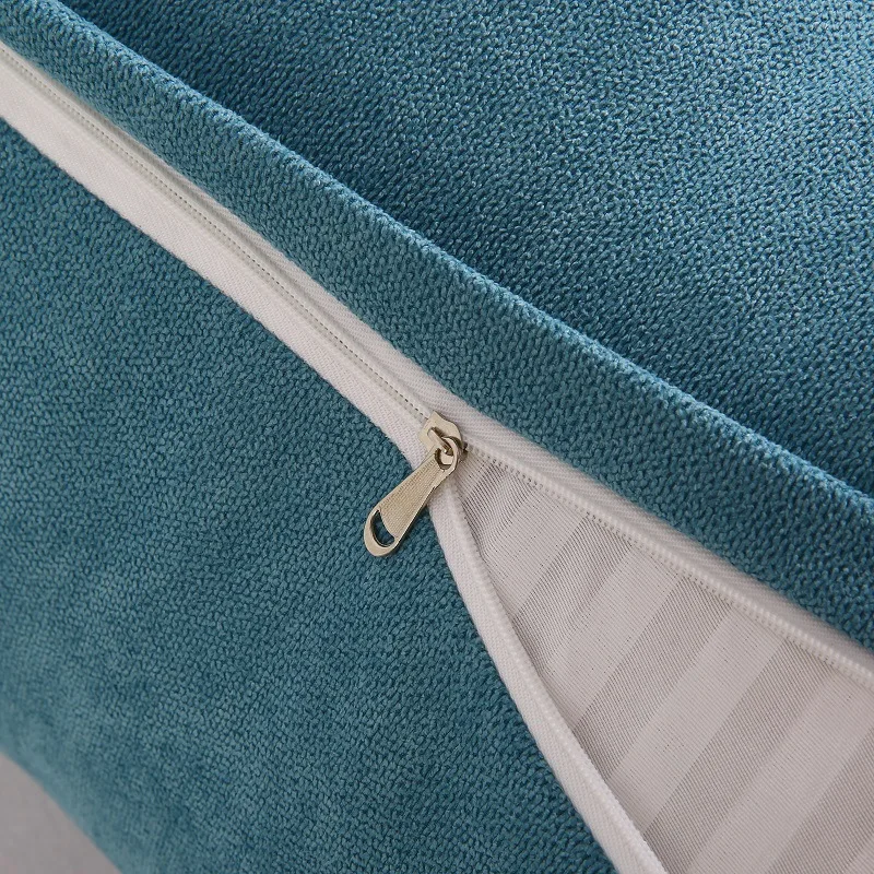 New Korean velvet pillow bedside cushion soft cushion single double bed headrest backrest soft bag long waist pillow 2
