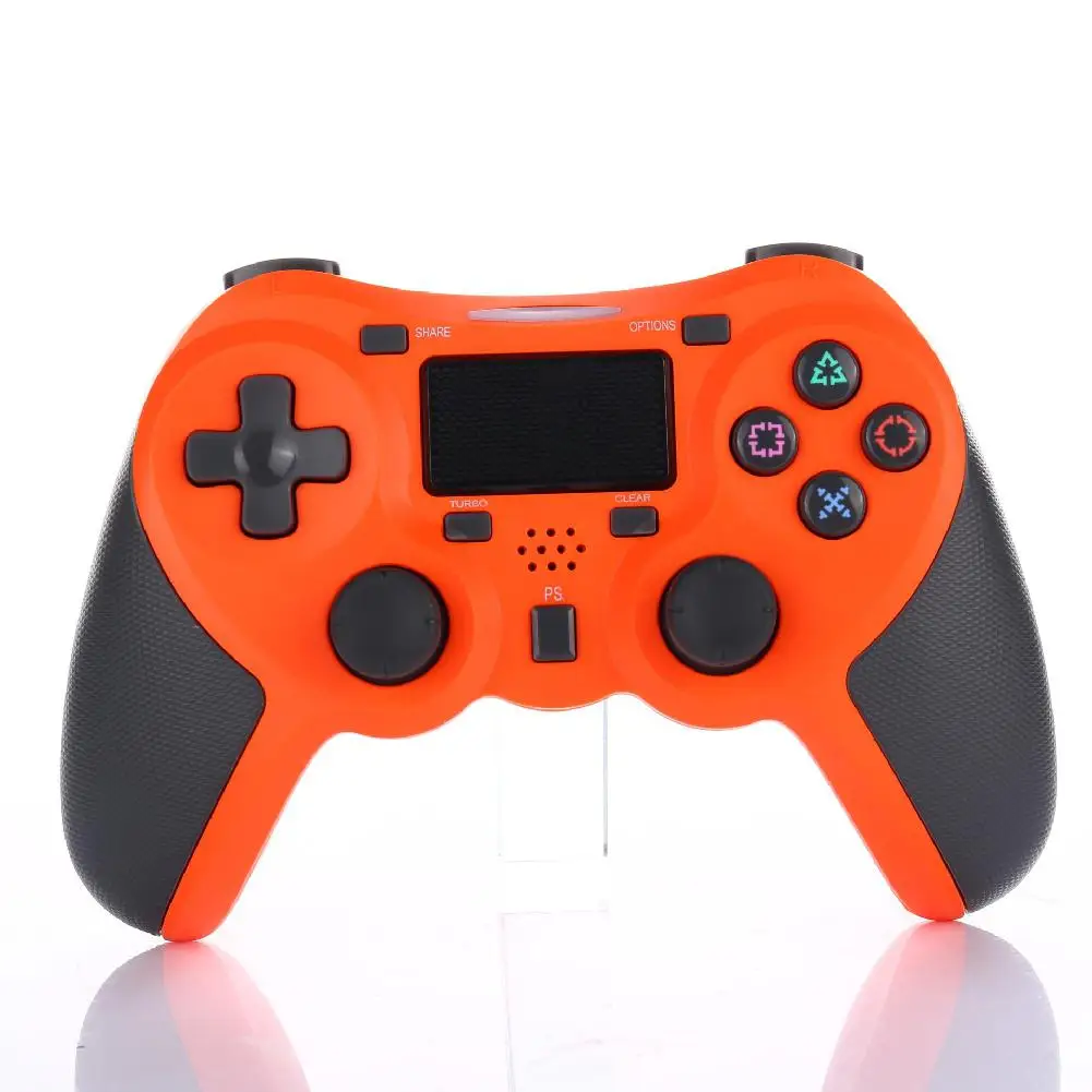 BEESCLOVER Bluetooth геймпад Беспроводной джойстик игровой контроллер для Playstation 4 PS4 игровой консоли Поддержка Win7/8/8,1 Android ТВ d30 - Цвет: Оранжевый