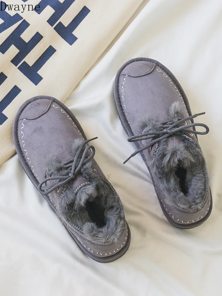 

Snow boots women 2019 new style women's shoes with velvet winter shoes Korean version of 100-set short tube fashion boots