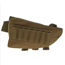 Тактическая Охотничья винтовка дробовик мешок приклад щек отдых патроны оболочки маг Чехол держатель