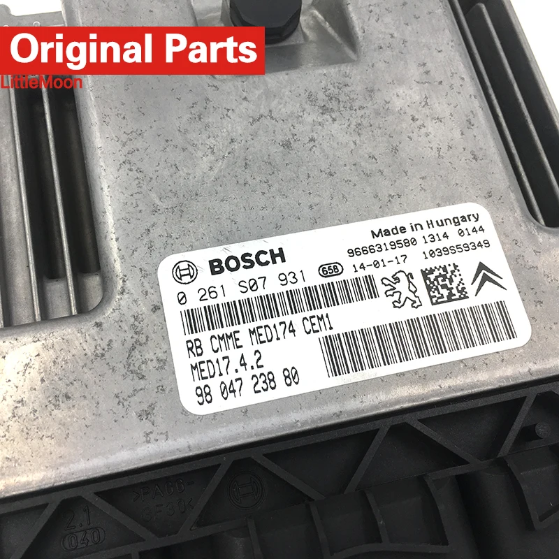  Original engine computer Engine control module Control unit ECU for Peugeot 207cc 308 1.6 3008 C4 R