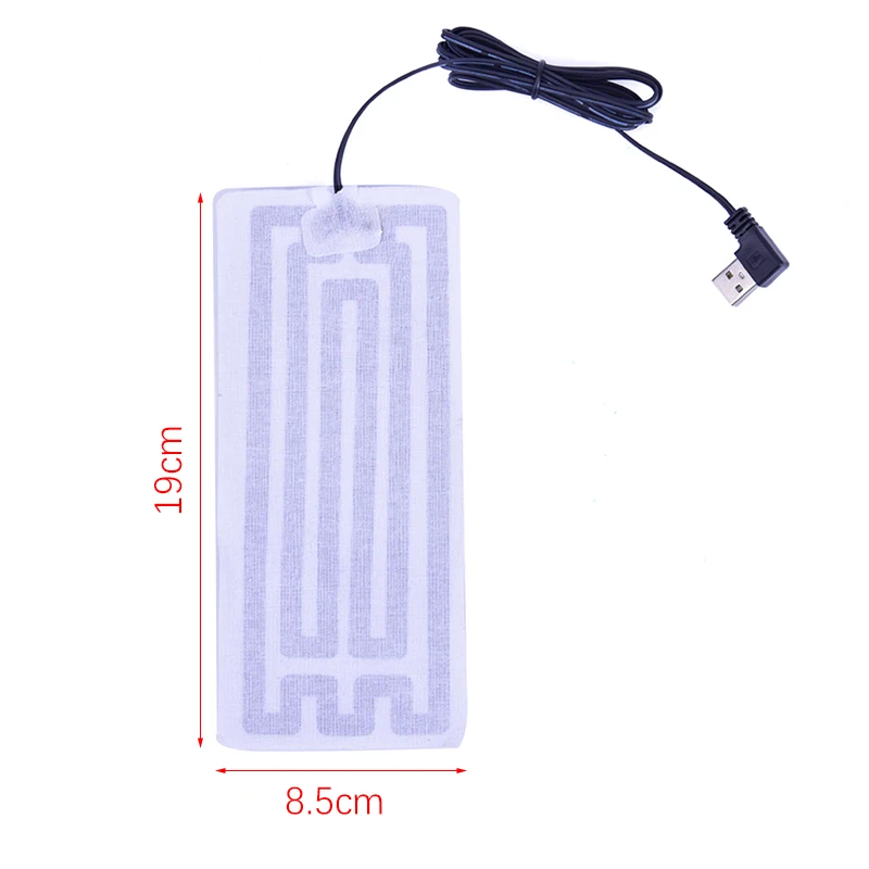 8x18cm 1 шт. 8 размеров 5 в зимние портативные теплые пластины USB нагреватель для коврик для мыши обувь Golves - Цвет: 8x18cm