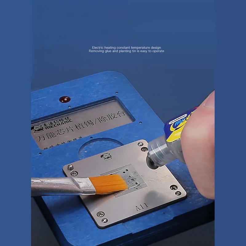 

MECHANIC Multi-functional A8 A9 A10 A11 A12 Mainboard CPU IC Chip Glue Removal Layering And Bonding BGA Reballing Platform Ix7