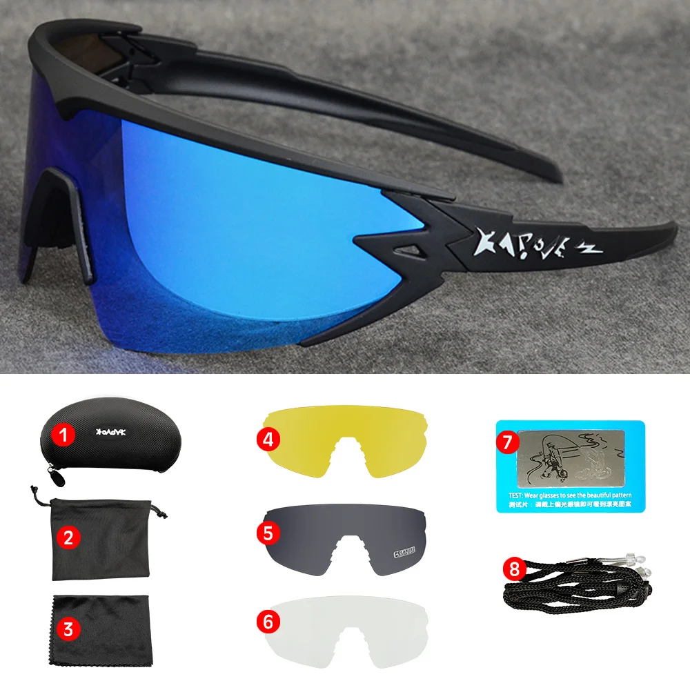 Red Goggles Polarized Cycling Sunglasses Men women Sport Road Mtb Mountain Bike Photochromic Glasses Eyewear Sun oculos ciclismo