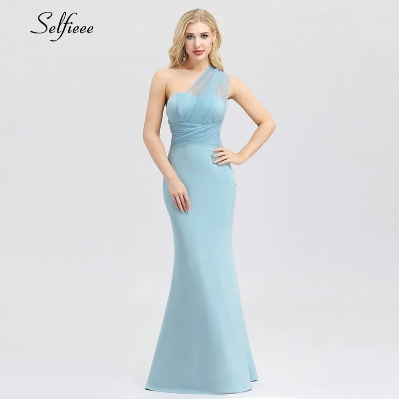 Новые синие женские платья Русалка без бретелек Bodycon Элегантные макси платья сексуальные летние вечерние платья Vestidos De Verano