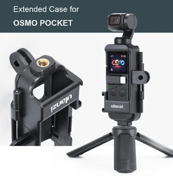 

Ulanzi OP-7 Vlog Extended Housing Case for DJI Osmo Pocket with Microphone Cold Shoe Adapter Mount Handheld Gimbal Accessories